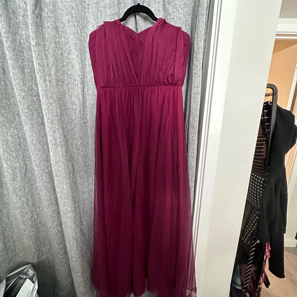 Birdy Grey Bridesmaid Dress in Cabernet Medium